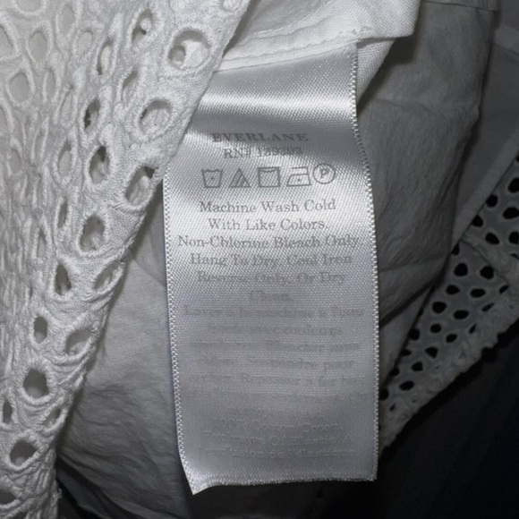 Everlane Textured White Midi Dress - Picture 13 of 13